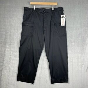Sportif USA Pants Mens 44x26 Black Original Stretch Cargo Pockets Gorpcore NWT